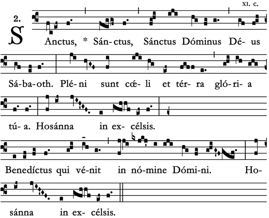 Sanctus — sheet music 1/1